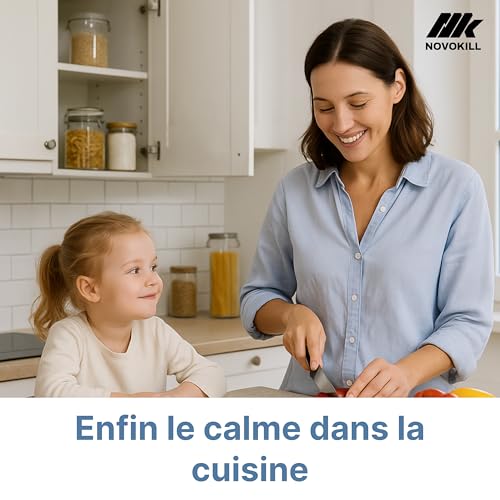 Novokill Piège à Mites Alimentaires 15 pièces - Piège à phéromones sans Poison Contre Les Mites Alimentaires - Effet à Long Terme 3 Mois - sans Danger pour Les Animaux domestiques – vue 5