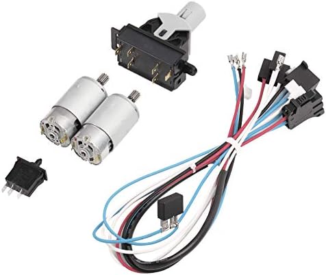 JONATURE Overhaul Kit Wiring Harness Gear Shifter Foot Switch Motor for Peg Perego Gator, Repair Replacement Parts for Children Ride On Car