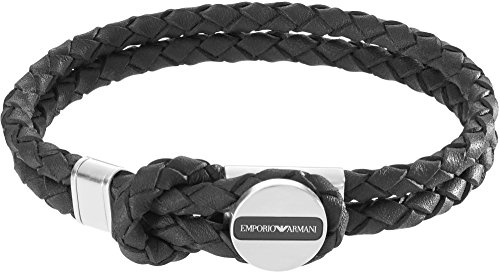 Emporio Armani Bracelet for Men , 18.50CM Silver Stainless Steel Bracelet, EGS2178040