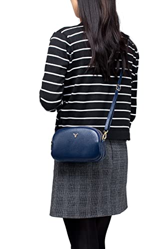 Small Crossbody Bags Genuine Leather Shoulder Handbags Trendy Design Cellphone Purses for Women and Girls3