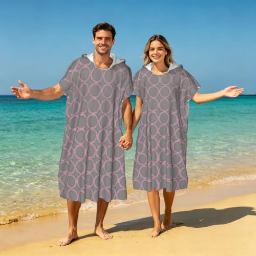 Poncho à capuche microfibre pour se changer facilement après le surf