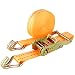 Produktbild Spanngurt 5 to 8m orange Zurrgurt 5000 kg 8m Ratsche Ratschengurt Spanngurte Ratschenspanngurt DIN EN 12195-2 (1 Stück 2t / 6m)