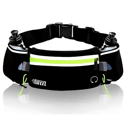 Ceinture Running ZKGYUS - Sac Banane Sport Imperméable - Poche Téléphone Jusqu'à 6.5" - Réfléchissant