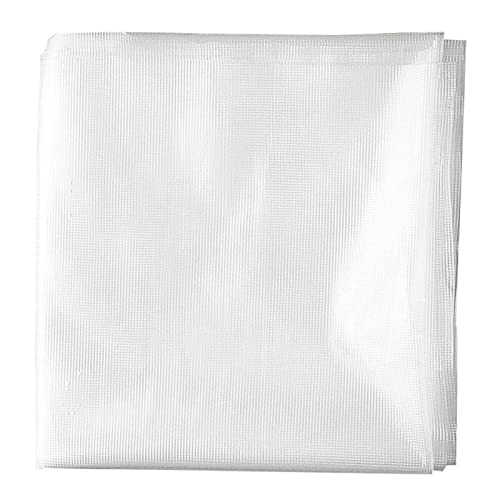 Image of Water Soluble Canvas Cloth,14 Count Aida Cloth,Water Soluble Cross Stitch Canvas,Disappear in Water DIY Handmade Embroidery Sewing Accessories. (100 x 22cm), White