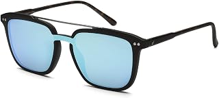 VELOCITY Polycarbonate Rectangular Blue Sunglasses For Men Price In India