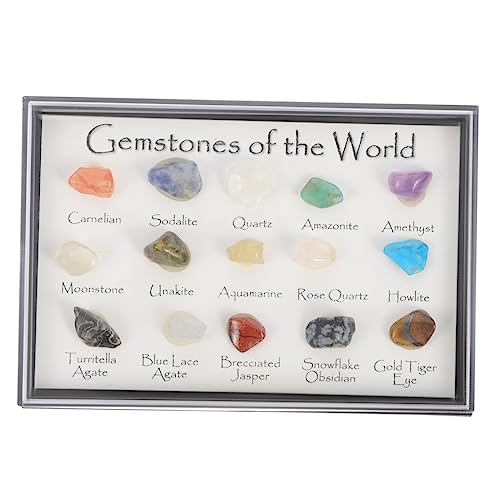 Gatuida Natural Crystal Stones Geology Specimens Creative Teaching Samples Decorative Crystals Multipurpose Ores for Decor and Meditation
