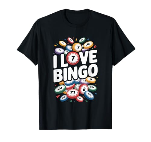 Photo de I Love Bingo Fun Balles numérotées T-Shirt