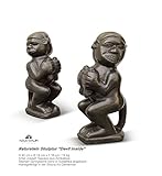 NEUERRAUM Shona Art Devil Inside - Escultura de Piedra Natural (Hecha a Mano y firmada) Altura: 40 cm. 14 kg.