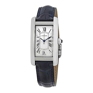 Cartier Tank Americaine Automtic Silver Dial Ladies Watch WSTA0017