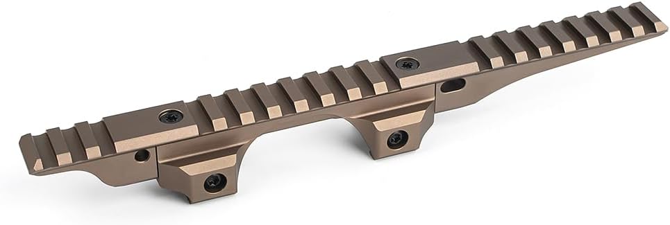 Optic Mount Modular Lightweight Elevated Optical Mount for PEQ/NGAL/558 8T Red Dot /G33/G43 3X Magnifier,Lightweight Lower 1/3 Style Optics Riser Scope Mount for 20mm Rail