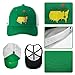 Asxxavv Masters Tournament Golf Hat Green Adjustable Baseball Cap Casual Trucker Hat Fashion Hip Hop Headwear for Men Women