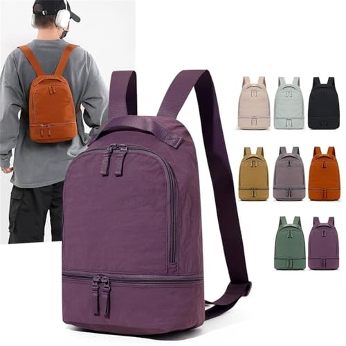 Rucksack Daypack Travel Backpack College Students Casual Solid Color Backpacks(Color 6)3