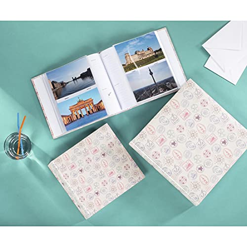 Miniatura 2 de Hama Álbum De Fotos Stamps Álbum De Fotos Slip-In, 10x15 Cm, 200 Fotos, 100 Páginas, Hojas Color Blanco Dibujo Sellos