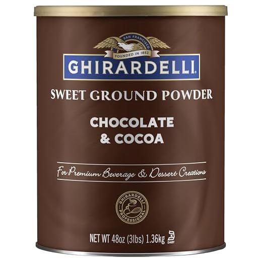 Ghirardelli Sweet Ground Chocolate and Cocoa | 3 lb. | Baking & Desserts