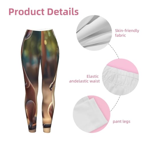 Leggings de canguro para mujer mallas elásticas opacas 7