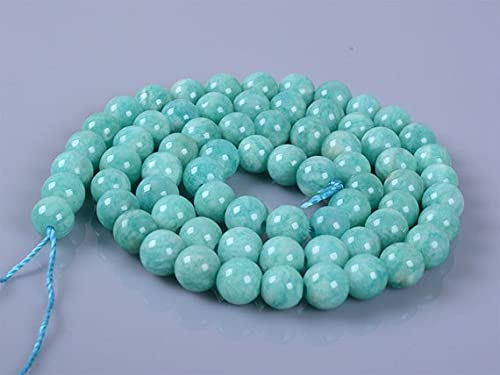 Perles amazonite 6mm de grade AAA sans défaut pour création de bijoux fiables