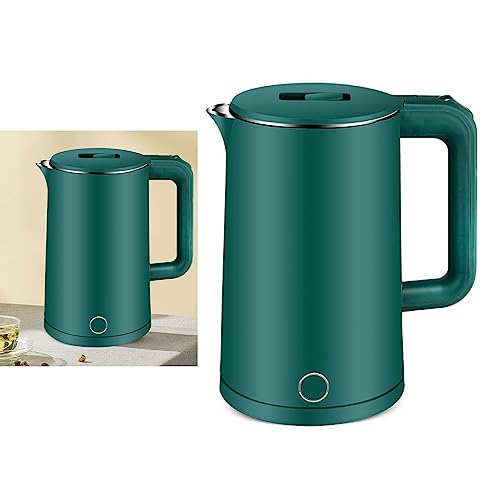 Keenso Chaudière à Eau électrique, Bouilloire électrique à Grand Bec avec Revêtement en Plastique 2,3 L pour la Maison (Vert)