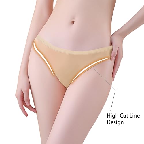 Ballet Underwear,3 packs Girls Seamless Gymnastics Underpants Dancer Beige Bottoms Ballerina Underwear4