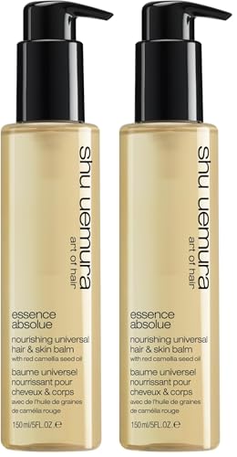 Shu Uemura Art of Hair, Balsamo Universale Nutriente, Per Pelle e Capelli, Azione Districante e Idratante, Con Olio di Semi di Camelia Rossa, Essence Absolue, 150 ml (Confezione da 2)