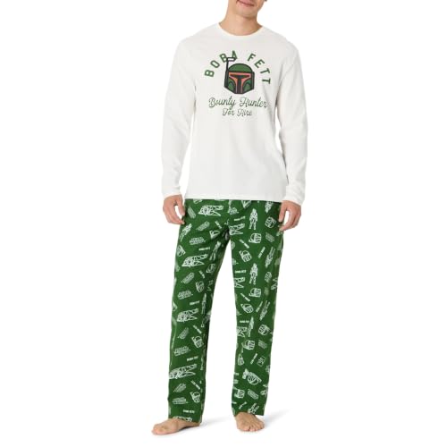 Image of Amazon Essentials Disney | Marvel | Star Wars Men's Flannel Pajama Sleep Sets