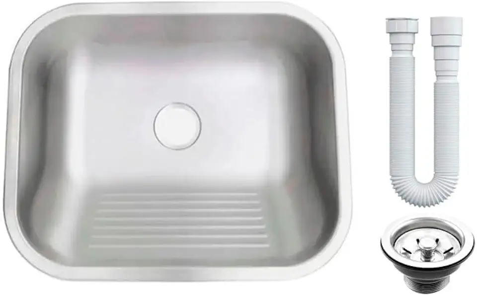 Tanque Inox AS Lavanderia 50x40x23 Grande 304 Fosco Acetinado 30 Litros