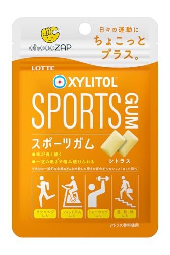 ロッテ キシリトール スポーツガム(シトラス) 21g×10個