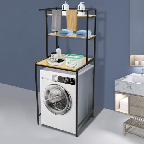 Étagère de rangement pour sèche-linge et machine à laver pour optimiser les petits WC - 2