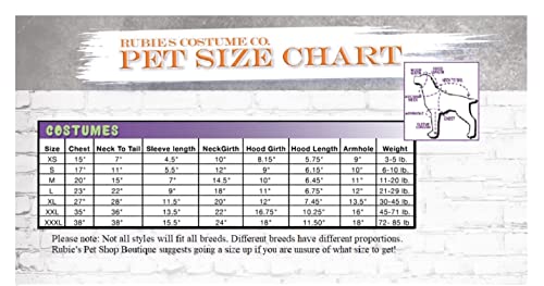 Rubie's Official Hotdog-Haustierkostüm, Größe M Halloween