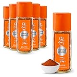 ALPONT GOURMET CHIPOTLE POWDER - Smoky & Spicy - Smoked Jalapeño Powder - Ground Chipotle Chili Seasoning for Rubs, Meat, Veggies - All Natural, Non-GMO & Packed to Keep It Fresh - 2.12oz (Pack of 6)