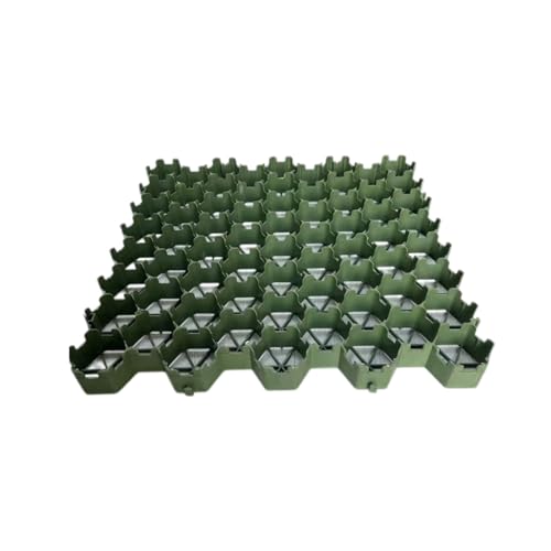 �v���X�`�b�N�ܑ��X���u��b�Ǝԓ��O���b�h �ܑ��ԓ��O���b�h �n�ʕ⋭�p�X�p�e�B�I�p �����i�q �Ő��i�q �������ܑ��� (5cm-16 pieces,Green)