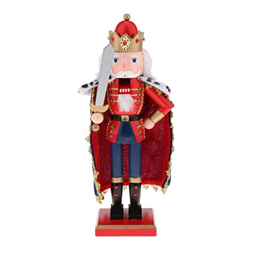 Ai Li Wei 15" Walnut Doll Holding Christmas Ornaments Decoration - Style 2 #TOP1