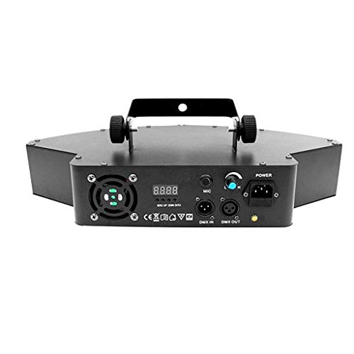 8 LEDs Sector Beam Light HD, 2 Geluid Actived Mode Kleur Disco Stage Dance Party Light Cristal Ball Effect Projector Afstandsbediening voor Thuis DJ Pub Bar Club Spotlight (Kleur: Stralingskleur - Image 5