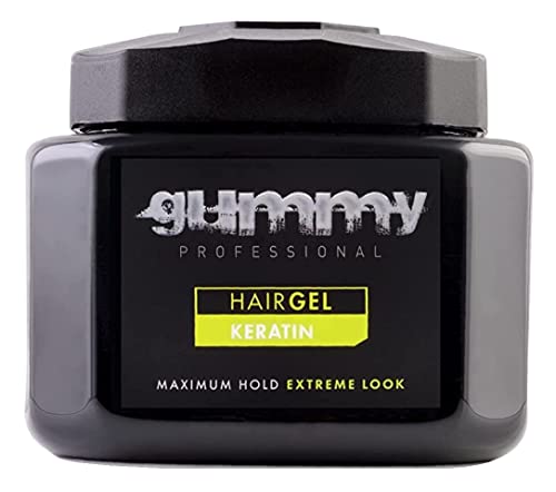 Gummy Hair Gel Maximum Hold Extreme Look Keratin 23.5 Ounce (700Ml) (Pack Of 3) #TOP2