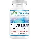 ProHealth Olive Leaf Extract (15% Oleuropein) (500 mg, 60 Veggie Capsules)