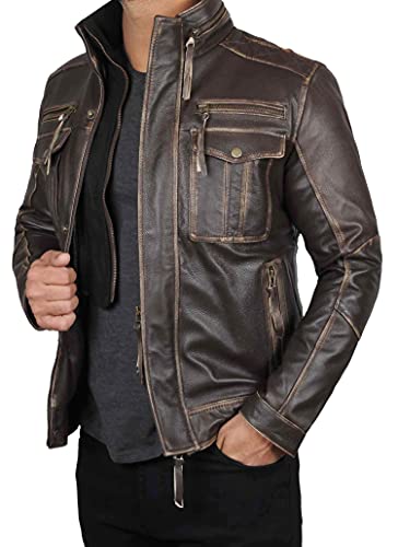 Decrum Distress Winter Jackets For Men | [1100201] Moffit, XS - Thumbnail 2