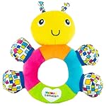 The First Years First Baby Rattle - Sensory Toys with Soft Textures and Crinkle Sounds - Infant Toys Ages 3 Months and Up