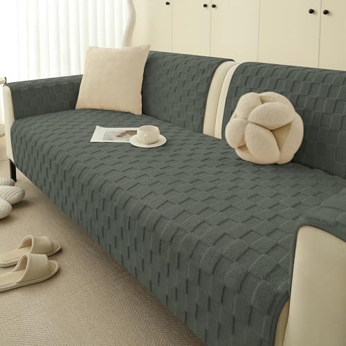 Capas de sofá laváveis para cães, capa de sofá para 3 almofadas, aceita animais de estimação, antide