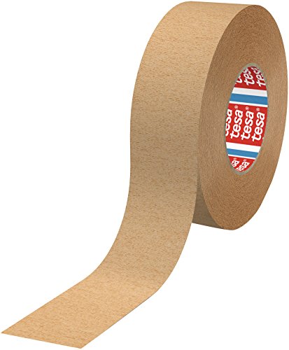 Preisvergleich Produktbild tesa® 4319 - 48 Rollen (Gewerbliches Gebinde), Hochgekrepptes Papierklebeband für Malerarbeiten und Verpackungszwecke, 50m x 38mm