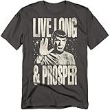 Popfunk Star Trek Live Long & Prosper T Shirt (X-Large)