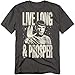 Popfunk Star Trek Live Long & Prosper T Shirt & Stickers (Medium) Charcoal