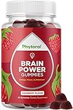 Vitamin B12 Gummy Vitamins for Adults - Nootropic Brain Booster Vitamin B12 Gummies for Adults Natural Energy Booster and Brain Focus Aid - Brain Gummies with Methylcobalamin B12 Vitamin 1000 mcg