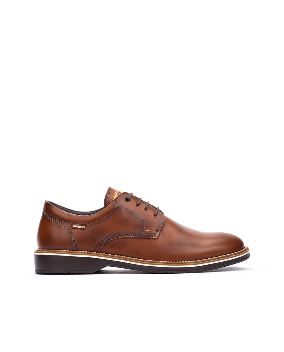 Pikolinos Carlet Zapatos Cordones Hombre | en Cuero | Plantilla Extraíble