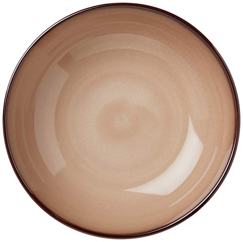 Gibson Elite Casa Estebana 10 Inch Reactive Glaze Serving Bowl, Brown #TOP2