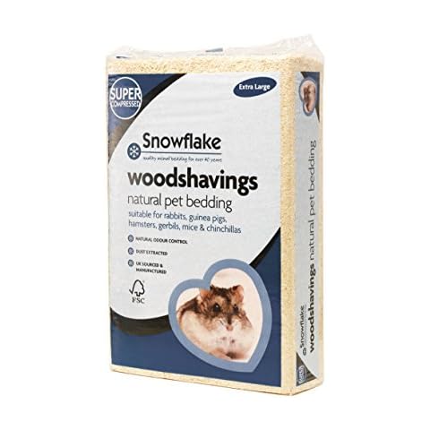 Super Compressed Woodshavings (3kg) - Natural Pet Bedding for Rabbit, Hamsters, Mice and more - Swan household ® Cover