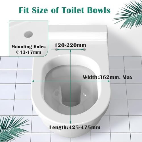 WC-Sitz mit Absenkautomatik und Quick Release Funktion
