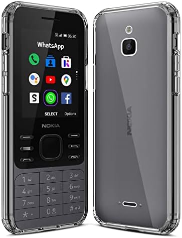 for Crystal Clear Designed for Nokia 6300 4G Case Soft Shockproof TPU Bumper Silicone Protective Phone case Cover for Nokia 6300 4G,Transparent