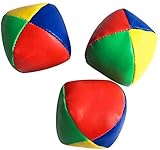 SovZovy 3 geliebte Jonglierbälle für Kinder, Rivestimento Impermeabile, Riempimento di Palline da Giocoleria