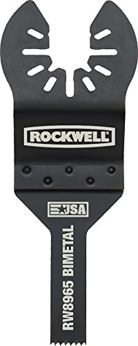 Rockwell RW8965 Sonicrafter Multiferramenta oscilante Vida prolongada Madeira e lâmina de corte de unha, 9,5 mm
