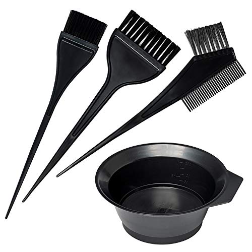 Hair Dye Brush and Bowl Set, Oasisblossom Hair Dye Kit Hair Coloring