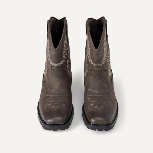 Image of Amazon Essentials Men's Square Toe Western Cowboy Boots